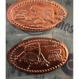 Disney Pixar Toy Story Lightyear & Claw Aliens Pressed elongated pennies 2 -A20